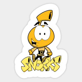 the Snorks Dimmy Finster Sticker